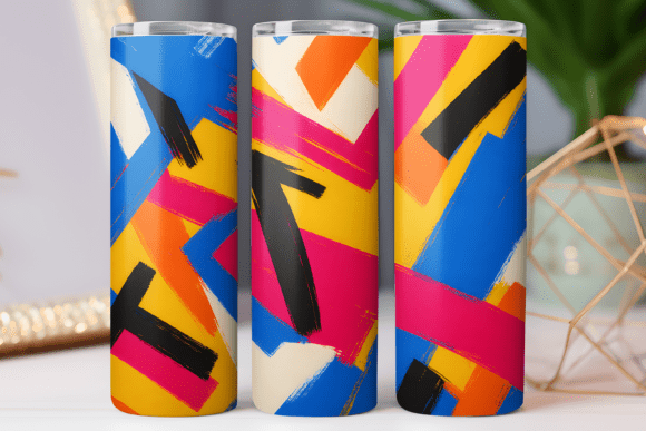 Abstract Pattern Art Tumbler Wrap 20oz Review