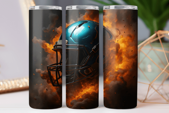 American Football Fire Tumbler Wrap 20oz Review