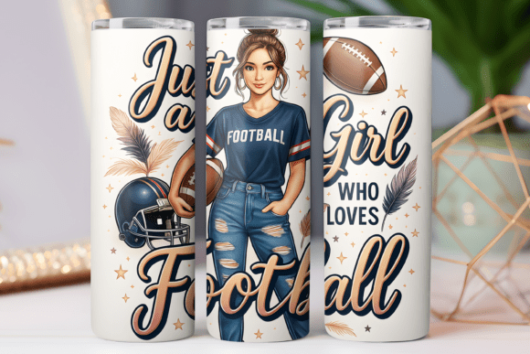 American Football Tumbler Girl Wrap 20oz Review