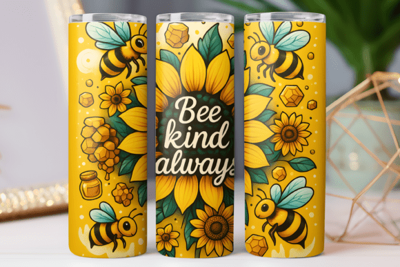 Bee Inspiration Quote Tumbler Wrap 20oz Review