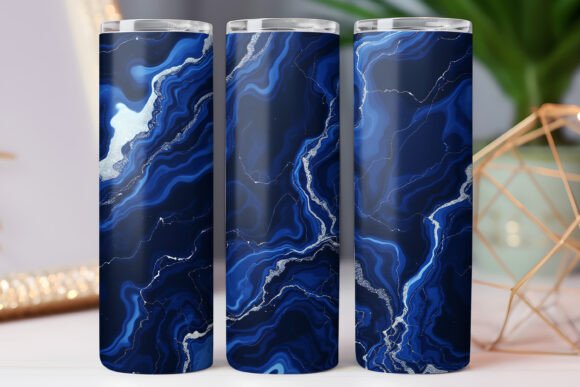Blue Marble Pattern Tumbler Wrap 20oz Review for Embroidery Projects