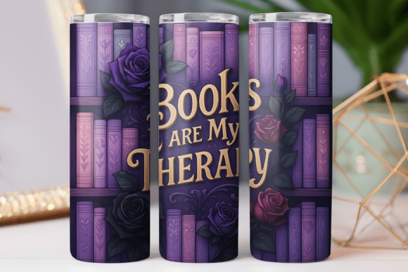 Book Lover 20oz Skinny Tumbler Design Review