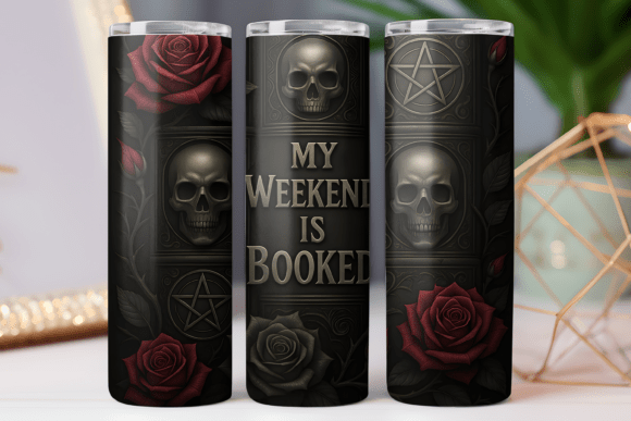 Book Lover 20oz Skinny Tumbler Wrap Png Review