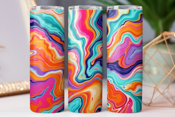 Colorful Marble Pattern Tumbler Wrap Review