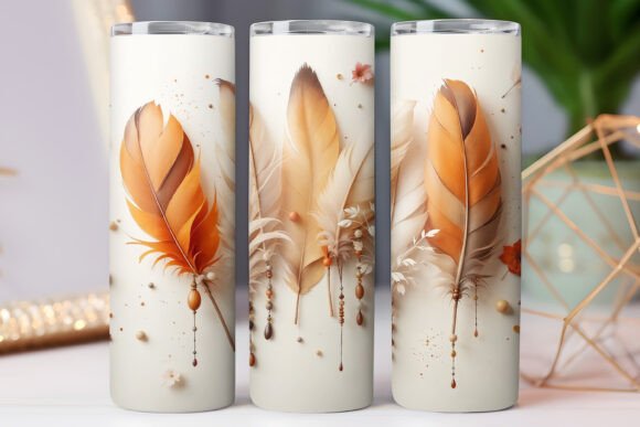 Feather Native American Tumbler Wrap Review