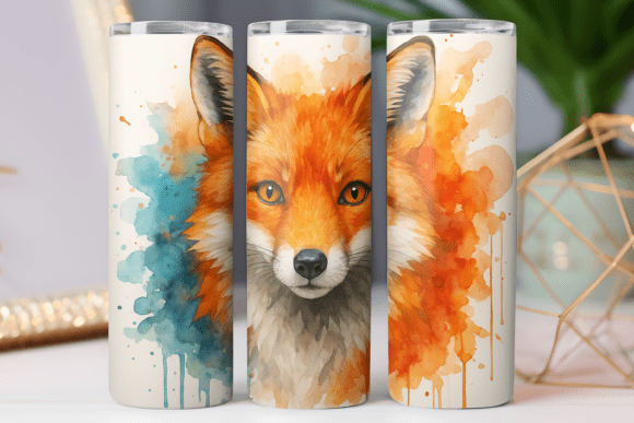 Fox Animal Tumbler Wrap for 20oz Skinny Review