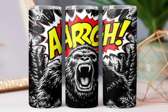 Funny Bigfoot Tumbler Wrap Skinny 20oz Review