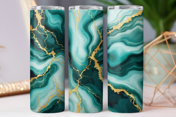 Green Marble Pattern Tumbler Wrap 20oz Review