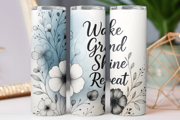 Motivational Tumbler Wrap 20oz Design Review