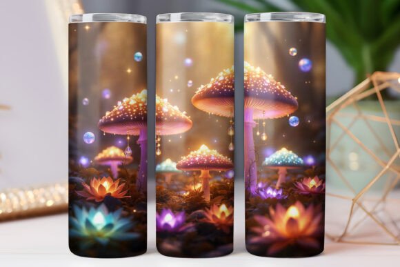Mushroom Magical Art Tumbler Wrap 20oz Review