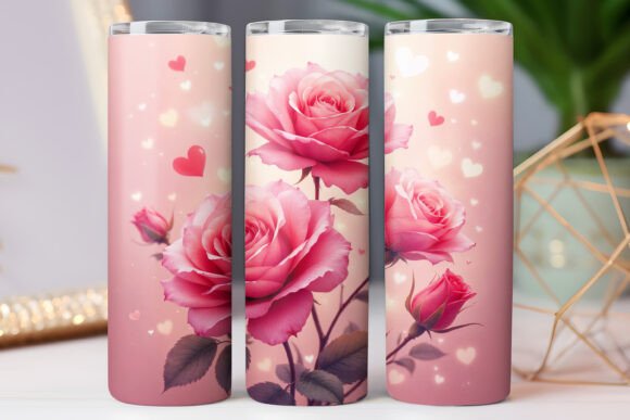 Rose Flower Pattern Tumbler Wrap 20oz Review