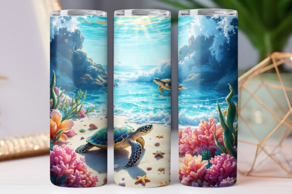 Sea Turtle Tumbler Wrap 20oz Design Review