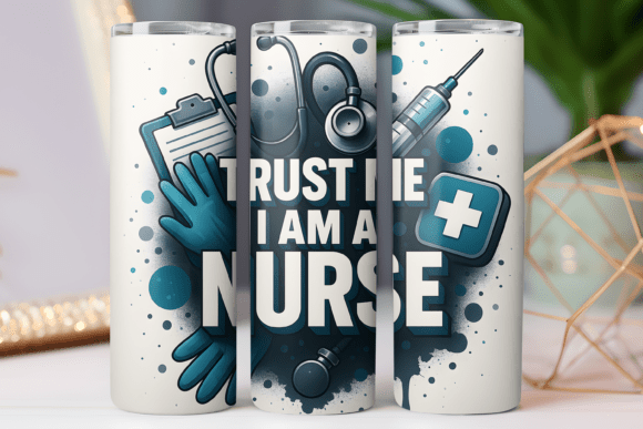 Trust Me Nurse Tumbler Wrap 20oz Skinny Review