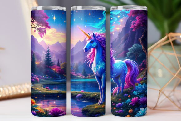 Unicorn Tumbler Wrap 20oz Skinny Photo Review