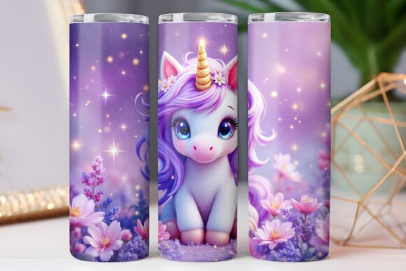 Unicorn Tumbler Wrap 20oz Skinny Review