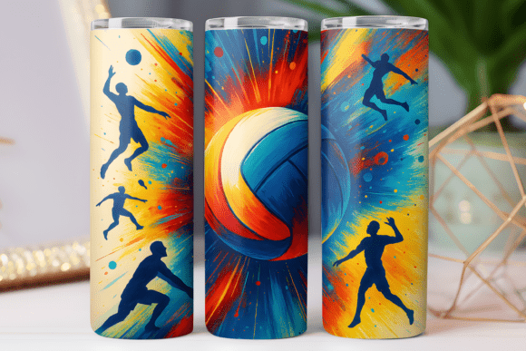 Volleyball Player Tumbler Wrap 20oz Wrap Review