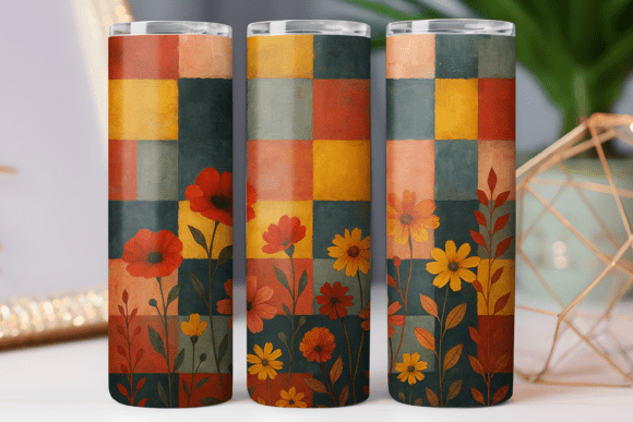 Watercolor Tumbler Wrap Design Review